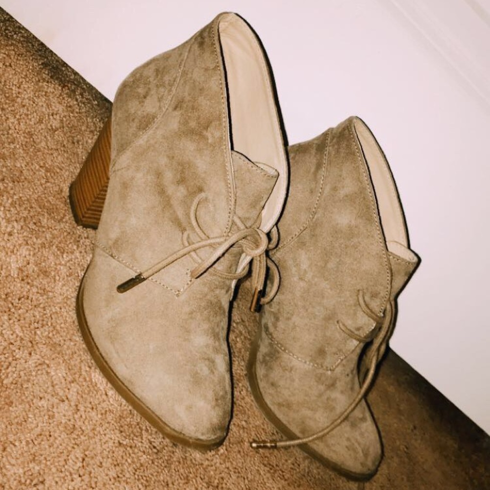 Forever 21 Lace Up Booties